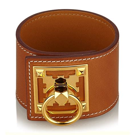 hermes leather bracelet|vintage Hermes leather bracelet.